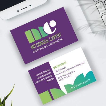 Création carte de visite expert-comptable